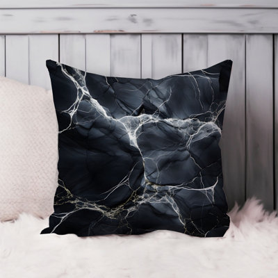 Abstract Black Marble Geode Symphony II Modern