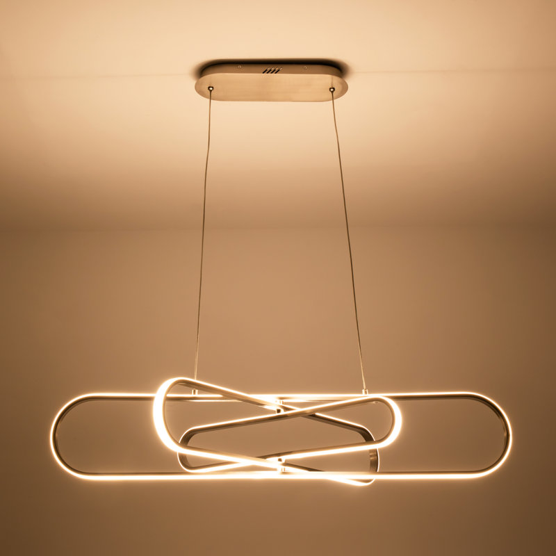 Dimmable LED Aluminum Kitchen Island