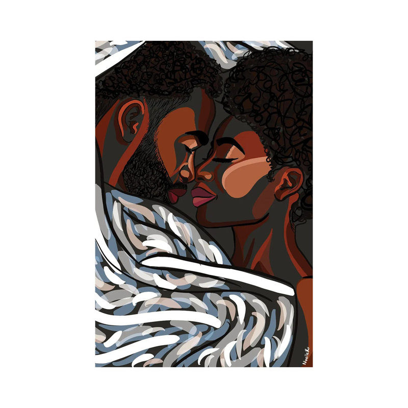 Love In The Dark by NoelleRx - Print on Canvas, Wrapped Canvas, 20.32 cm H x 30.48 cm W