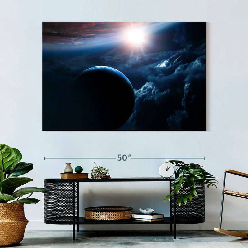 Oberle Space Sunrise, 34" H x 51" W