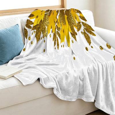 Machine Printed Throw Blanket