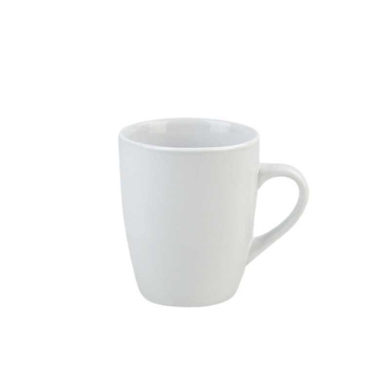 Grande tasse à café en grès Keswick, Blanc