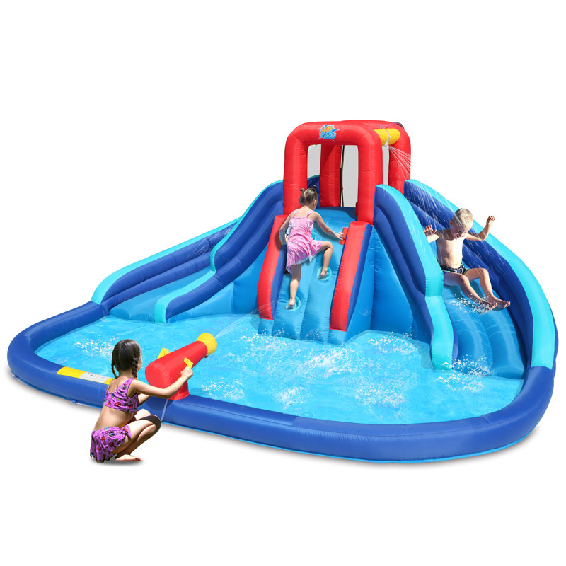 Double Slide Splash Water Park