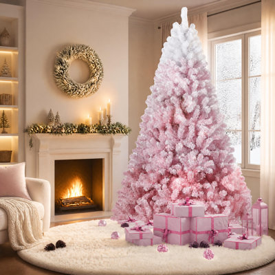 Pre-Lit Snow Flocked Christmas Tree
