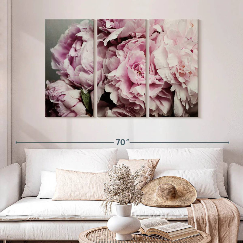Harnek pivoines à gogo, H 32 po x l 50 po