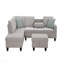 Canapé modulaire Basic, coussin décoratif - Canapé équipé
