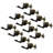 Stratford 6-Way Universal Passage Door Lever-39028838