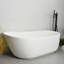 Baignoire de trempage autoportante à surface solide 67 po. X 32 po.