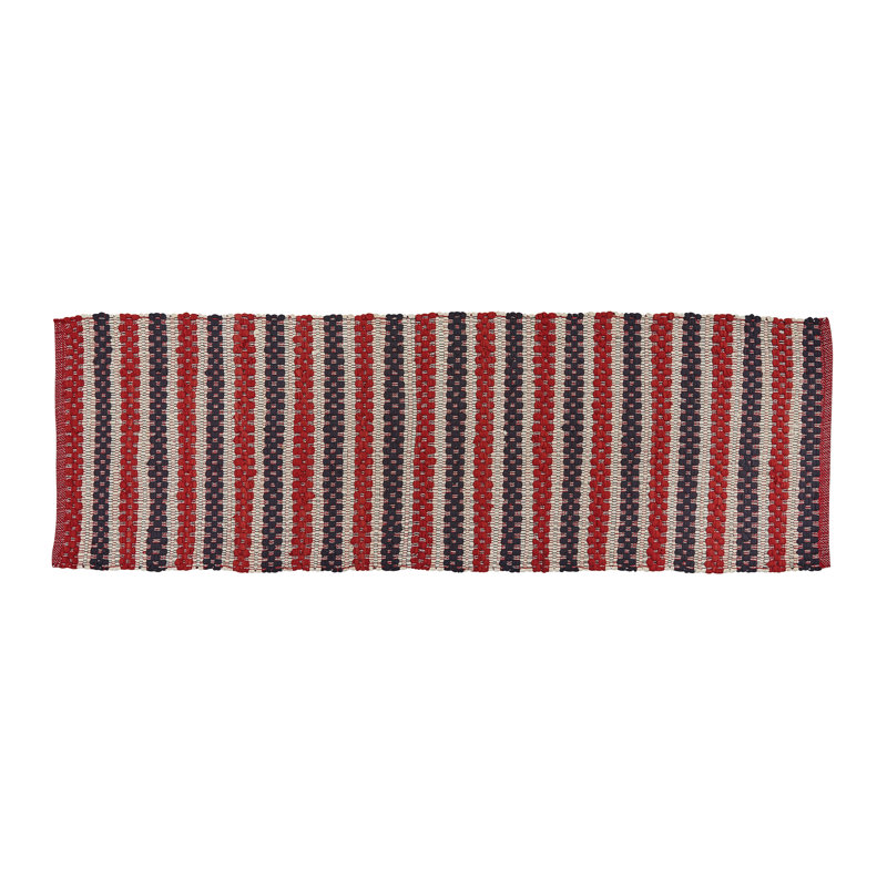 Tapis en coton Keelon, Tapis de couloir 2 pi x 6 pi