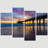 Coastal Beach " Chesapeake Bay Bridge Landscape " 4 - Pieces