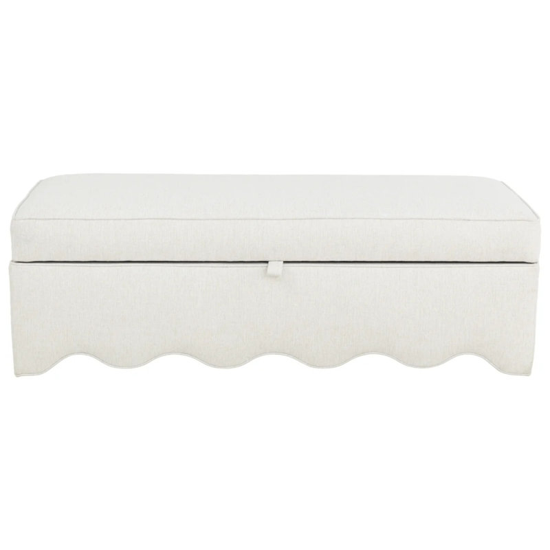 Upholstered Storage Bench, 3172 GreenTea