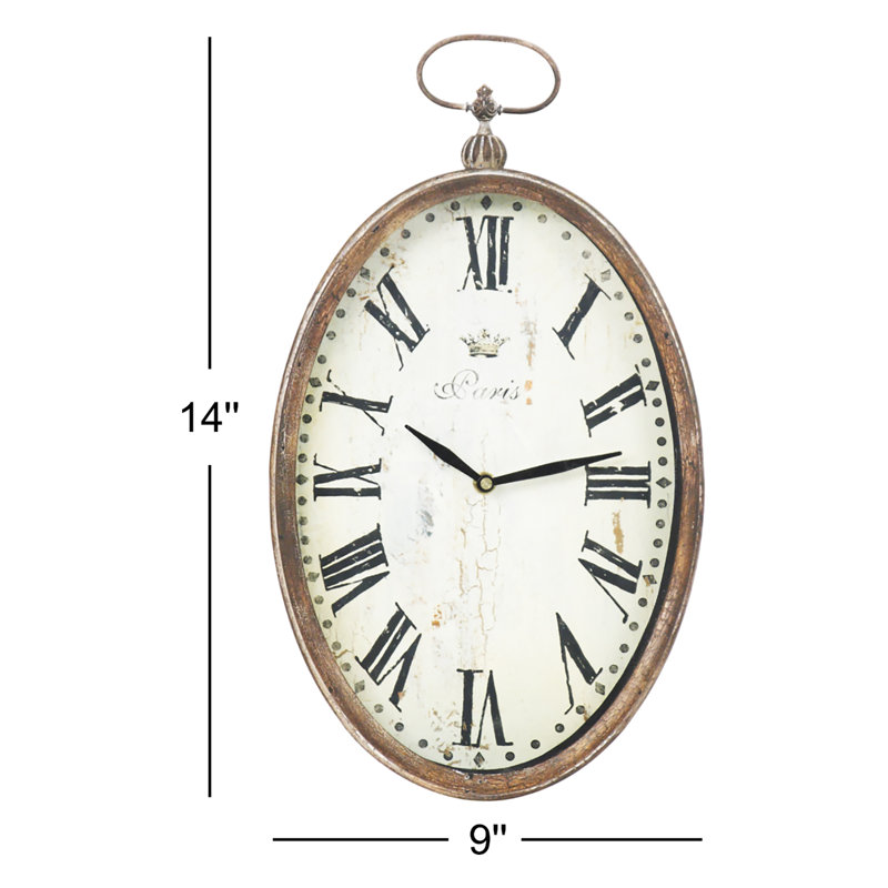 Metal Analog Wall Clock