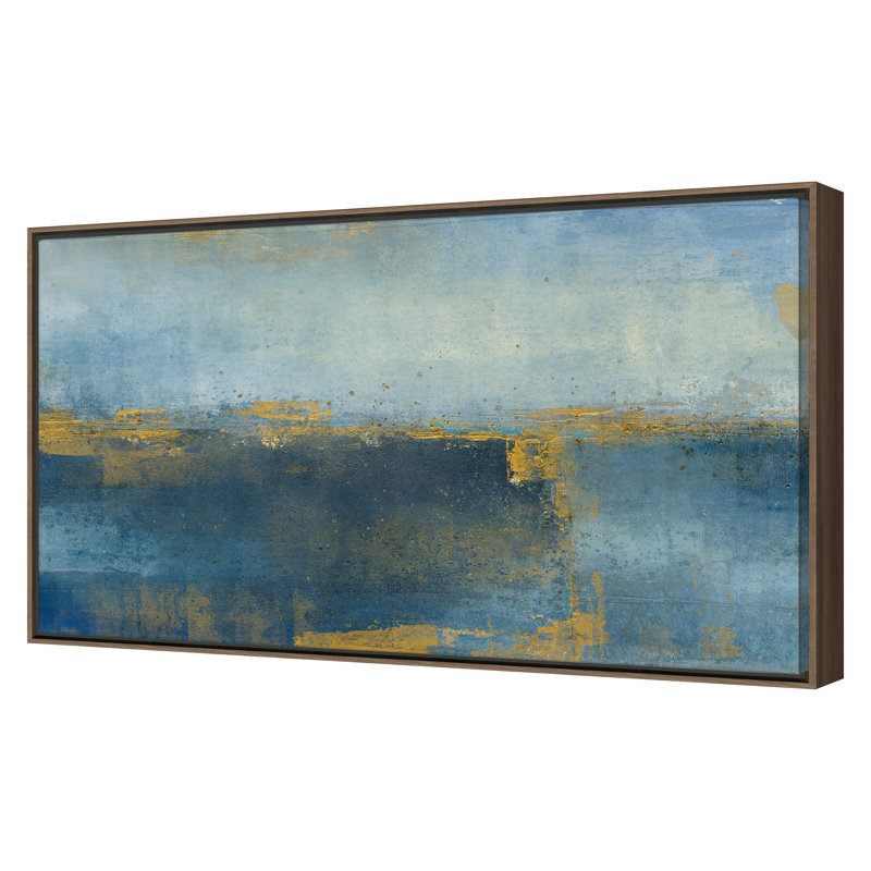 Maritime Blues 2 Print by Maeve Harris, Walnut, 40" H x 65" W