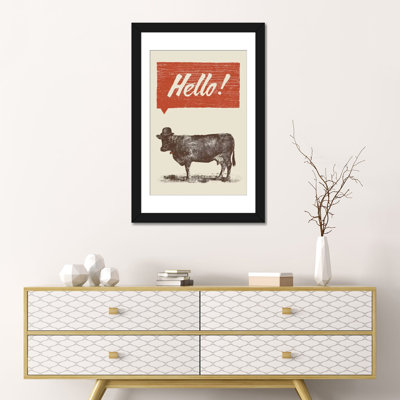 Hello, impression sur toile tendue