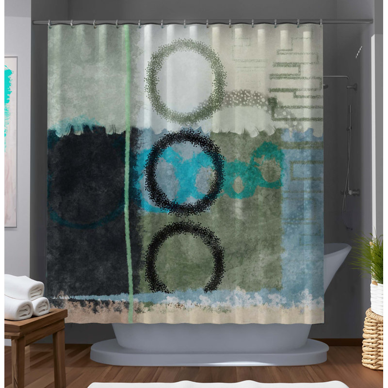 Confidence Keenest Designer Shower Curtain