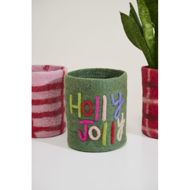 Cache-pot en feutre 7,5 po x 8,25 po