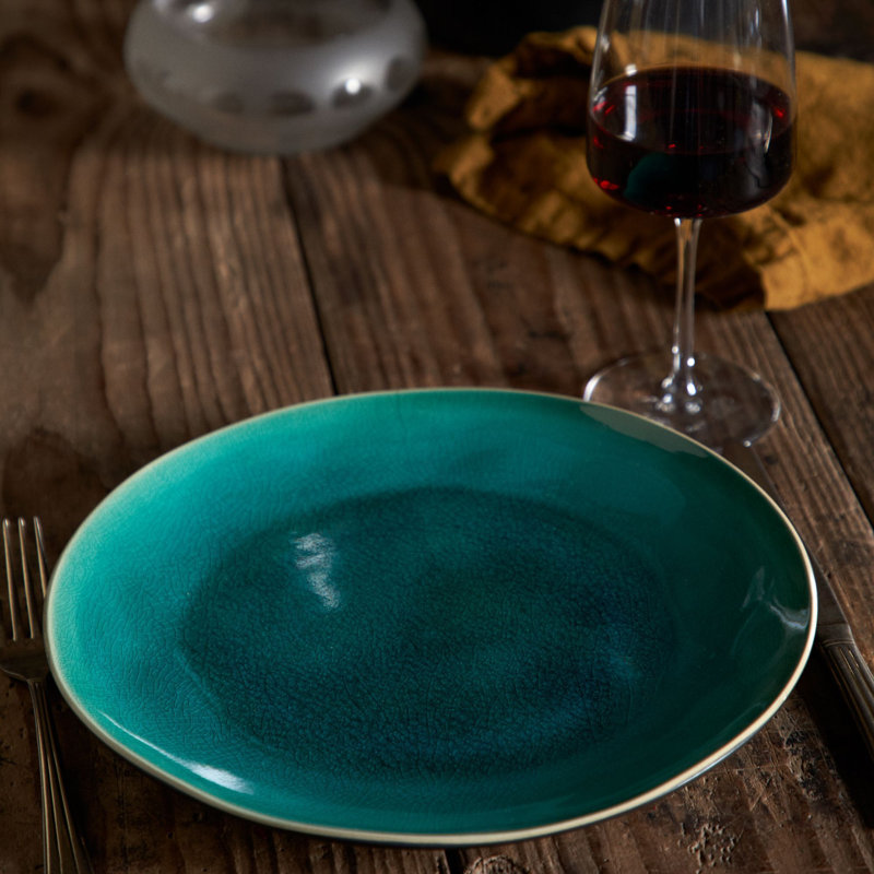 Riviera Dinner Plate, Azur