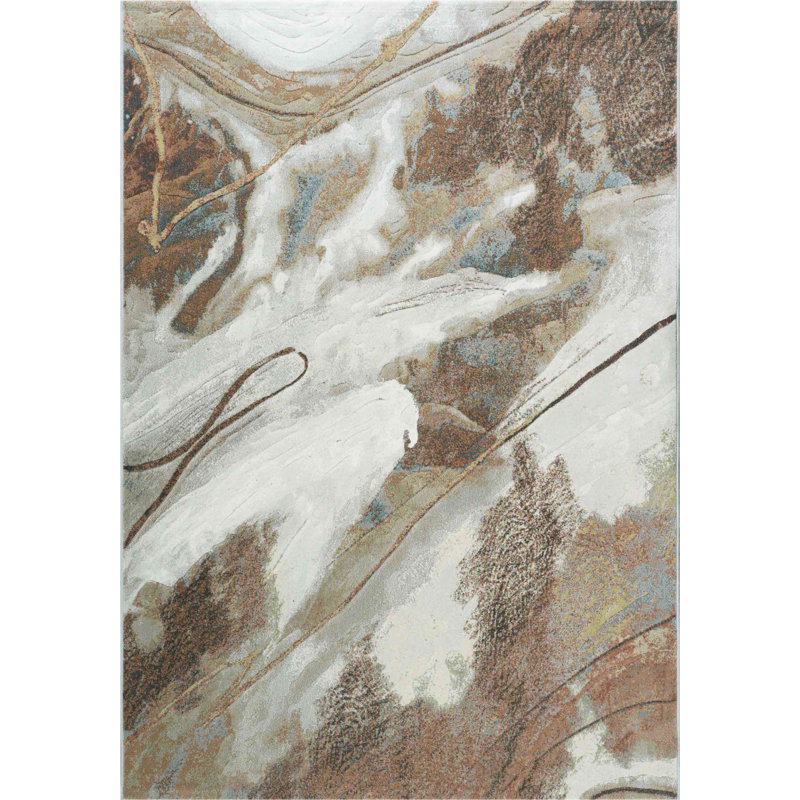 Abstract Area Rug, Rectangle 80 x 150cm