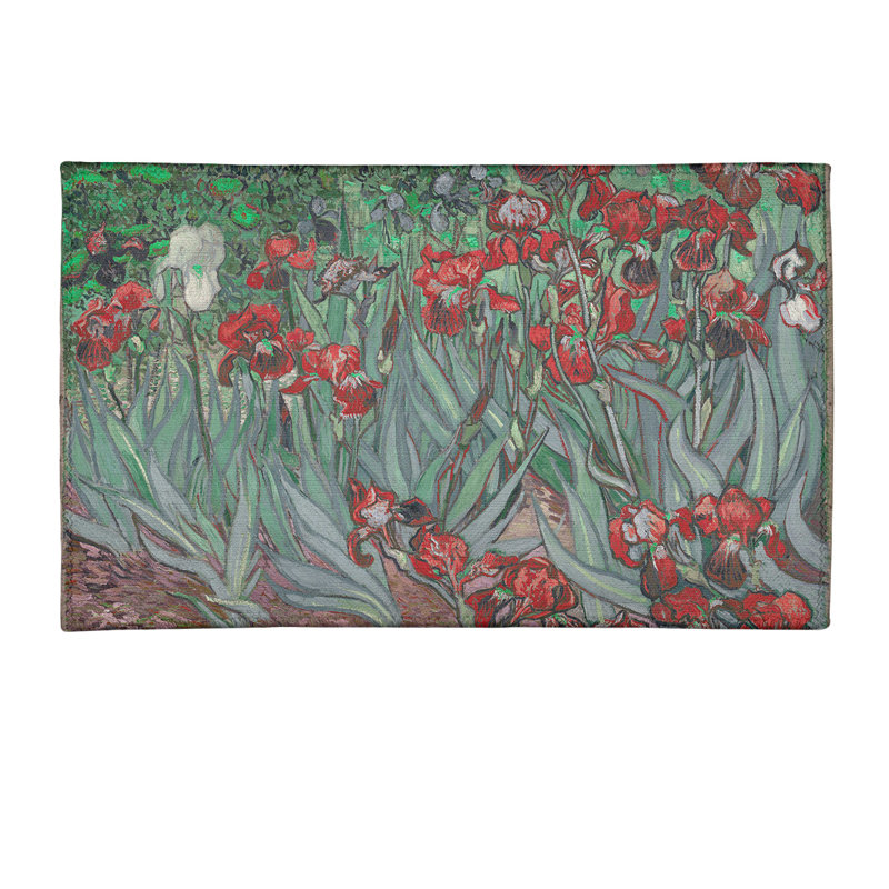 Chenille Floral Indoor Rug, Rectangle 2' x 3'