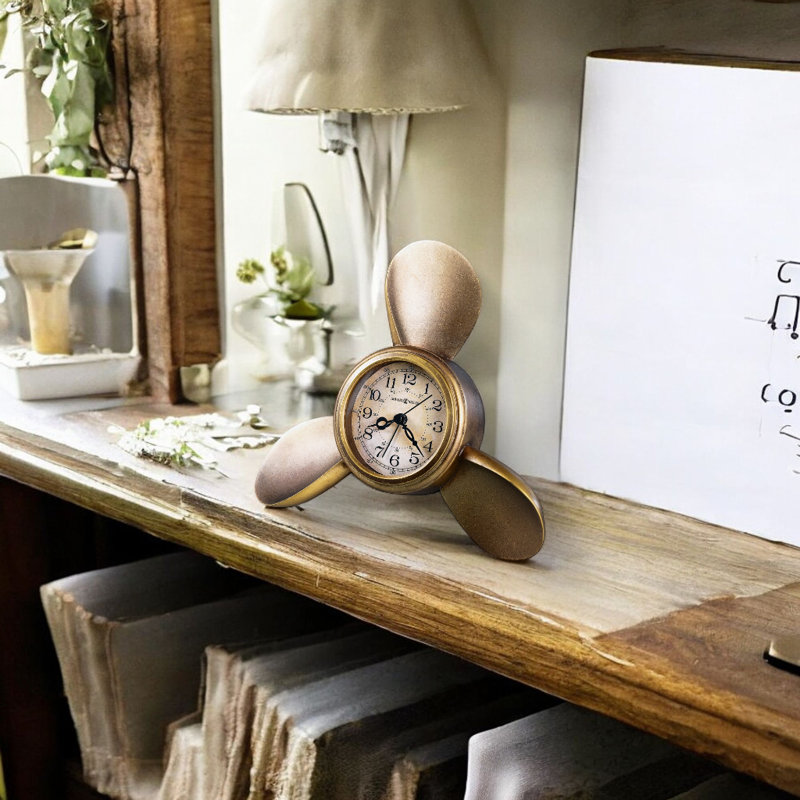 Propeller Arm Maritime Table Clock