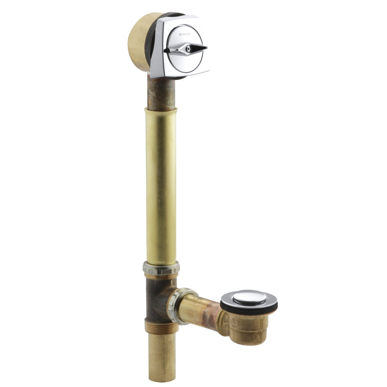 1.5" Leg Tub Drain With Overflow