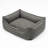 CalmNest Brown Comfort Pillow Cat Bed