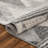 Lakel Minas Distressed Geometric Diamond Pattern Power Loom Grey Area Rug-49775224