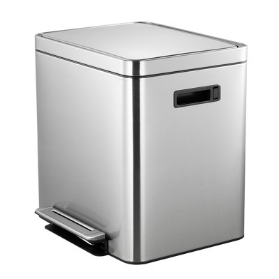 Poubelle à poubelle à recyclage double 8 gallons / 30 L