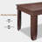 70.87" Farmhouse Dining Table for 6-8 People, Long Wooden Kitchen Table with Sturdy Frame & Rustic Brown Finish, Rectangular Dinner Table for Dining Room, Kitchen, Conference Room, Brown