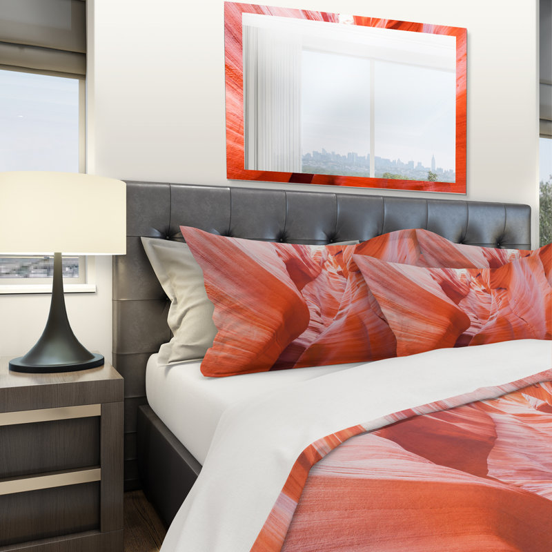 Ensemble de housse de couette designart antilope canyon walls, Housse de couette grand + 2 taies décoratives