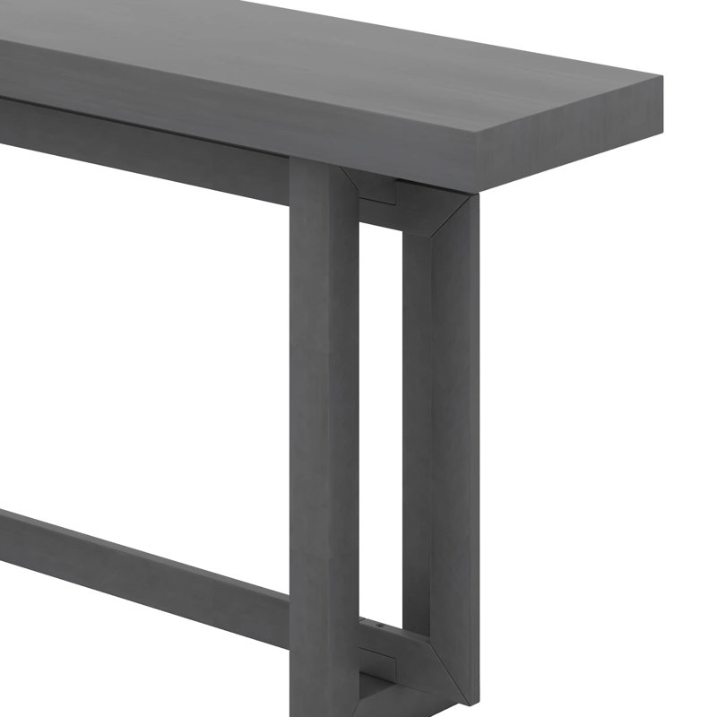 Modern Minimalist Console Table Wood Accent Entry Sofa Table, Dawn Grey, Dawn Grey