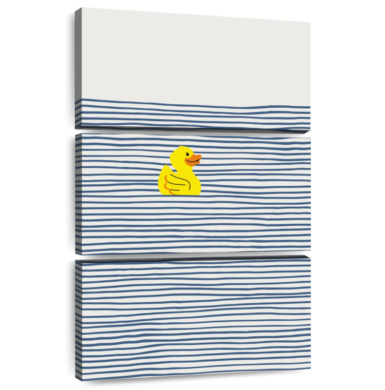 Ashelle Yellow Rubber Duck, 74" H x 48" W
