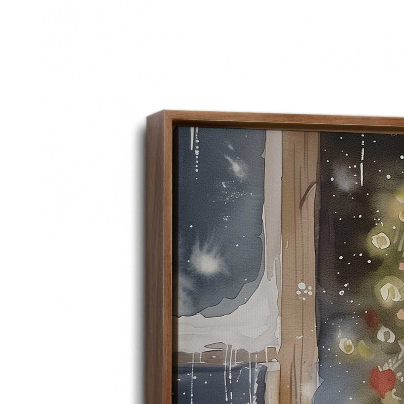 Impression sur toile Twinkle Through Time, H 20,75 po x l 30,75 po, Noyer