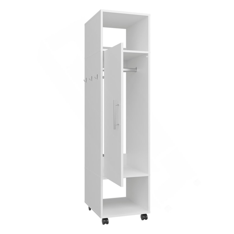 Garde-robe Boston, chambre à coucher, blanc, Blanc