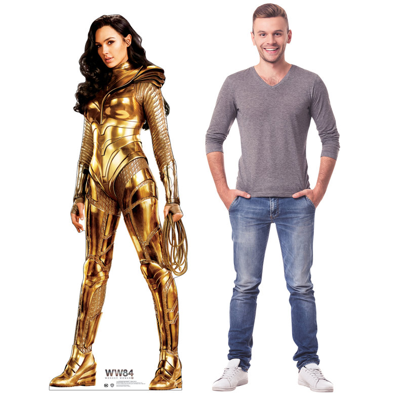 70'' Gold Wonder Woman 1984 Cardboard Cutout Standup