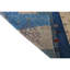 One-of-a-Kind High-Quality Hand-Knotted Blue/White Area Rug