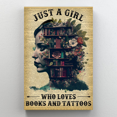 Just A Girl Who Loves livres et tatouages