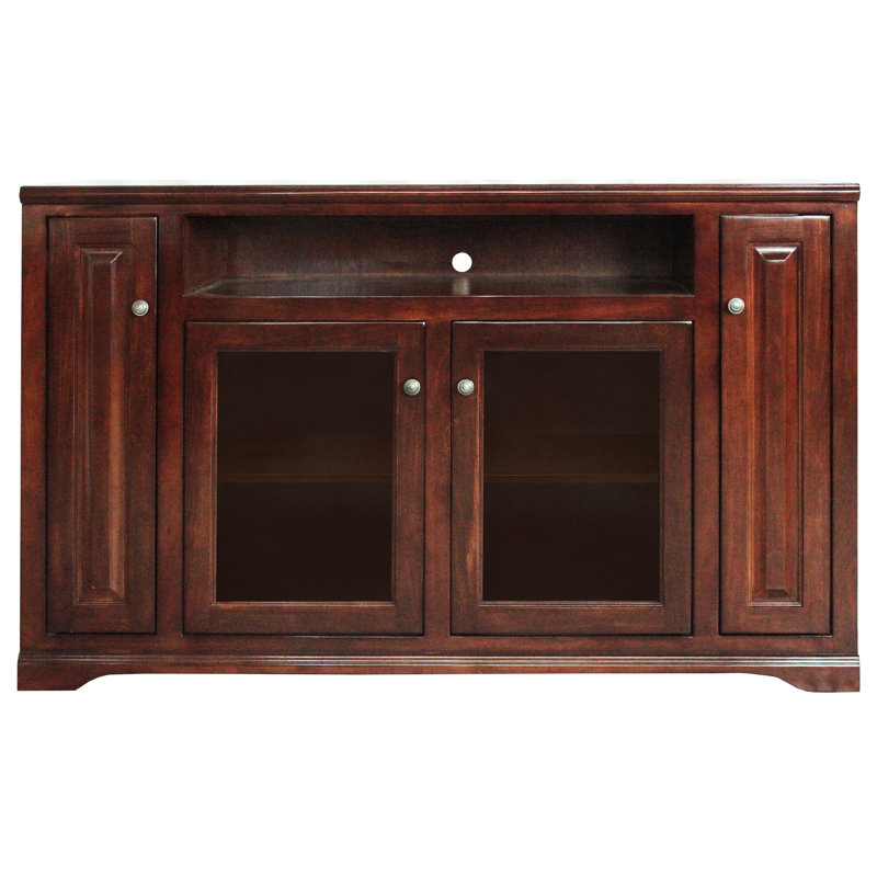 Alden TV Stand for TVs up to 75", European Burnt Black