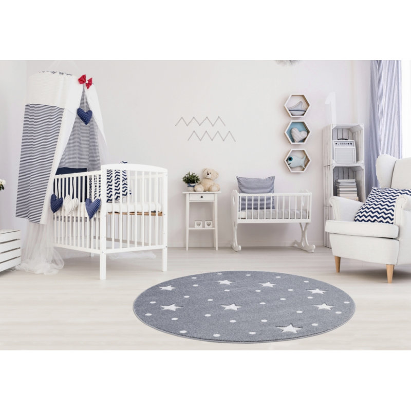 Round Heaven Geometric 160cm X 160cm Area Rug