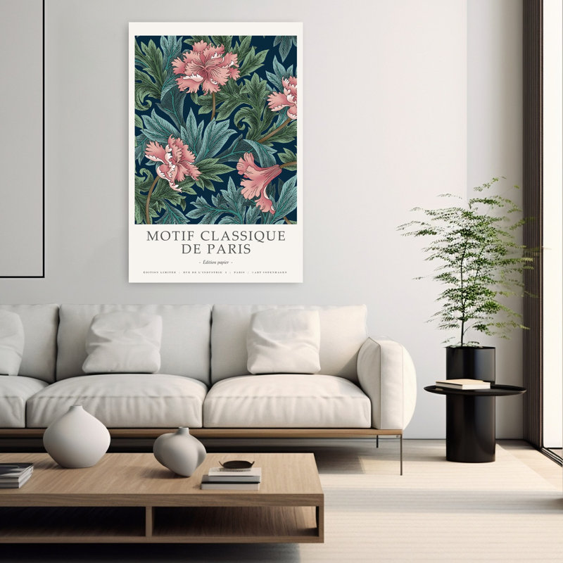 Motif classique 2, art contemporain, H 60 po x l 40 po