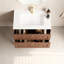 Meuble-lavabo mural 2 tiroirs l 30 po x P 19 po Kewstoke-414337720