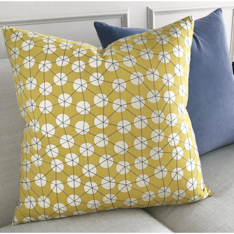 Velvet Square Pillow Cover & Insert, Feather, Ollie Sunshine