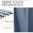 Blackout Curtain Light & Noise Reducing Room Darkening Drapes for Bedroom/Living Room/Kitchen, 2 Pieces-101685610-101685616