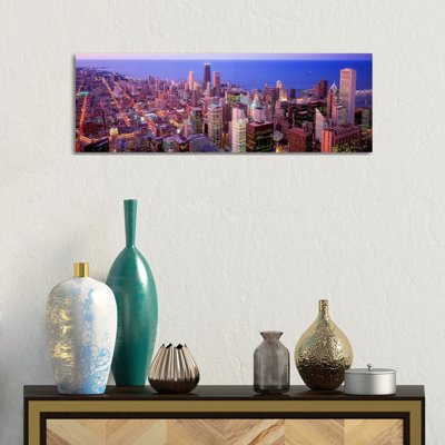 Chicago, Illinois, USA by Panoramic Images - Wrapped Canvas Panoramic Print