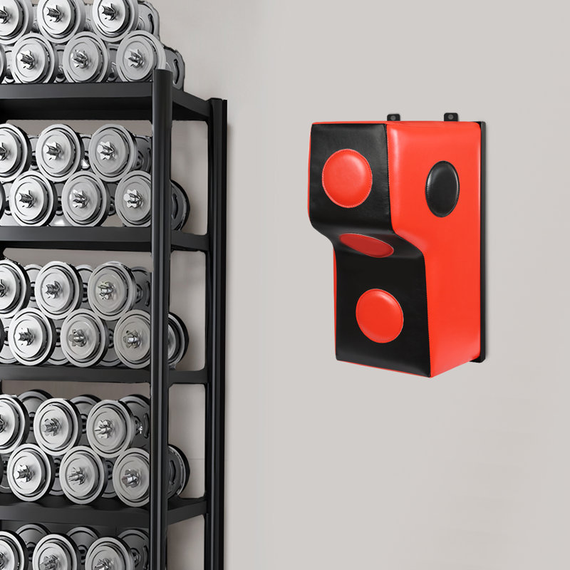 Sac de boxe mural, Rouge