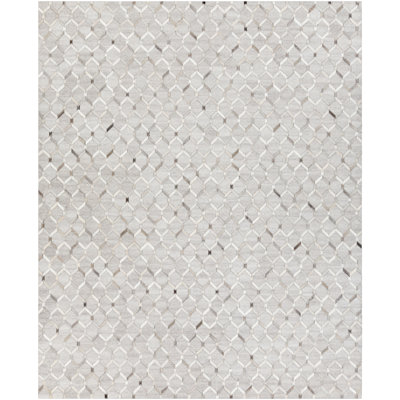 Yeats Cowhide Geometric Indoor Rug
