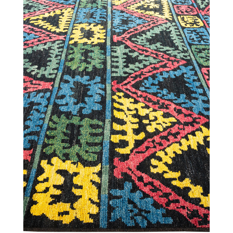 Contemporary One-of-a-Kind 8' 2" X 9' 10" Hand Knotted Area Rug