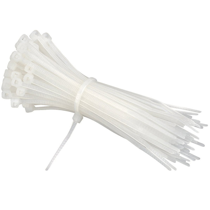 24 attaches de câble robustes à fermeture à glissière en nylon à fermeture à glissière 24 po 175 lb (ensemble de 100