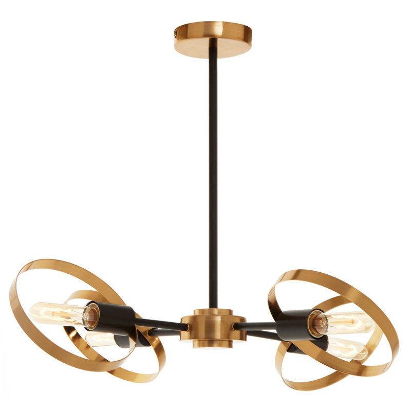 Bissonette 4 - Light Sputnik Globe Pendant