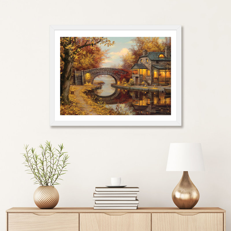 «Tranquility» - reproduction de photo, H 24 po x l 32 po x P 1 po, Papier blanc